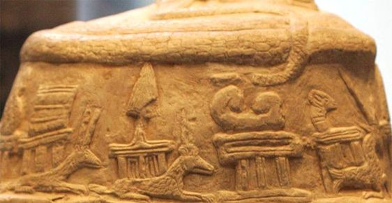 57 - Mushhushshu & rocket symbol atop Marduk's ziggurat