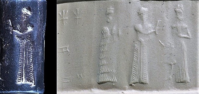71 - Ninsun, her son-king, & Utu artifact