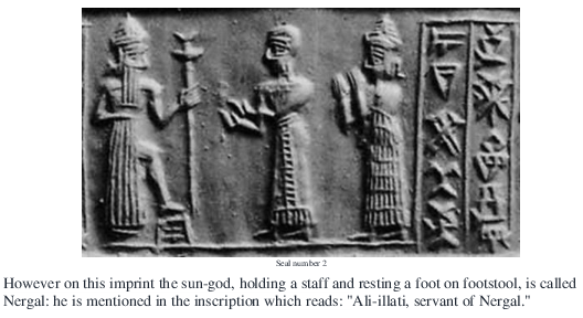 77 - god of the Under World Nergal, semi-divine king Ali-illati, & praising goddess Ninsun; a time long forgotten when the gods walked & talked with the semi-divine earthlings