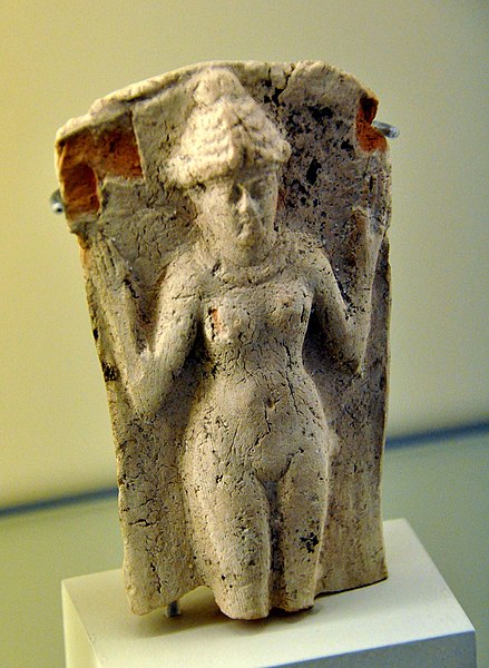 8l - Old Babylonian plaque of Goddess of Love Ishtar-Inanna