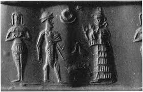 14 - Goddess of Love Inanna, a semi-divine king & Inanna's spouse, & Ninsun in praise of her descendant; a time long ago forgotten when the gods came down & had sex with semi-divine kings