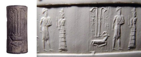 70 - semi-divine made king & goddess Ninsun; Ninsun praised many early semi-divine kings in Mesopotamia & several of them were her descendants