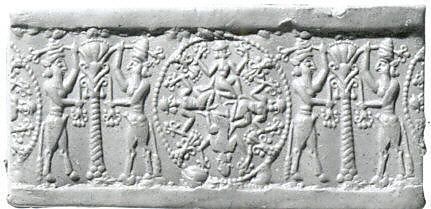 86 - bull gods & Inanna in her sky-disc