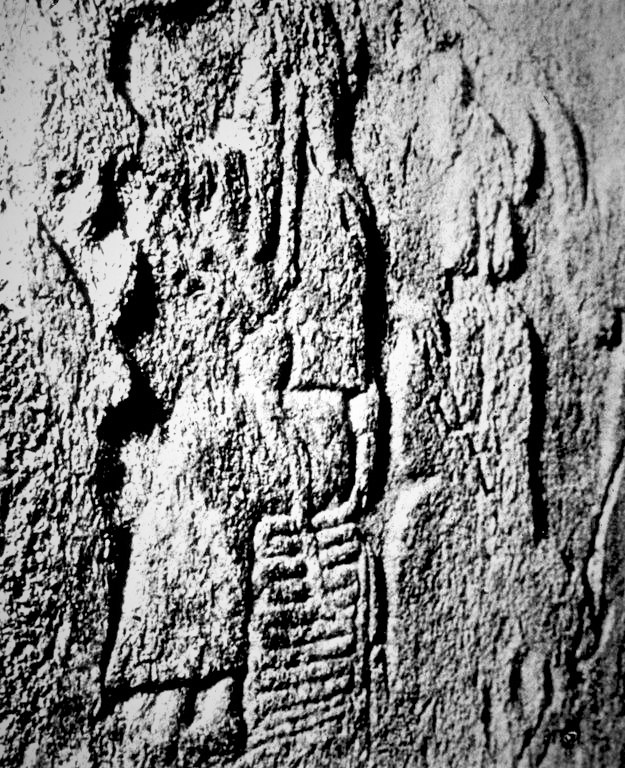90h - Elamite god Ningishzidda on snake throne