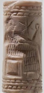 4qa - Nabu seated on his throne in Borsippa